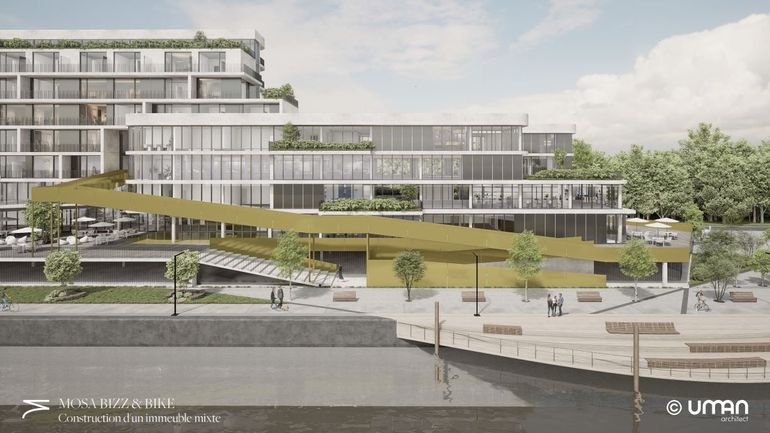 Visé : un projet d’hôtel "cyclable" en bord de Meuse