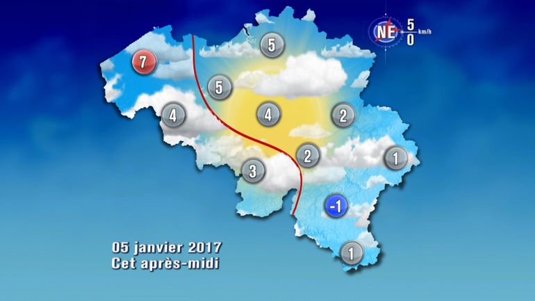 Retour de belles éclaircies l'après-midi