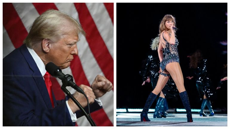 Trump partage des images retouchées suggérant que Taylor Swift et ses fans soutiennent sa campagne présidentielle