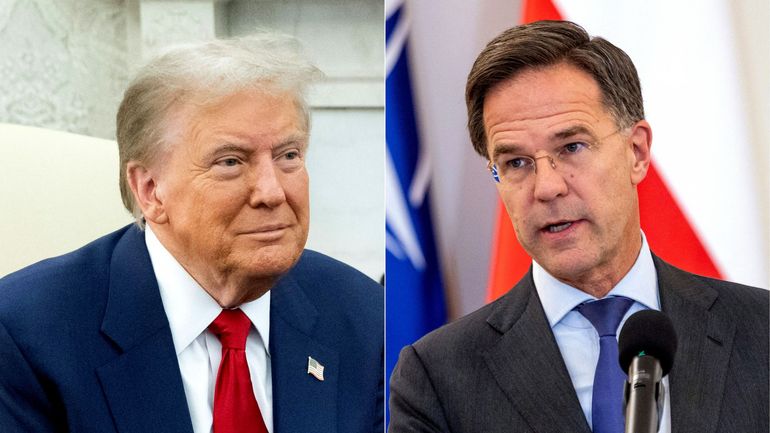 Donald Trump a rencontré le secrétaire général de l'OTAN Mark Rutte