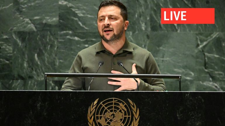 Direct - Guerre en Ukraine : Zelensky s'adressera à l'ONU en personne ce mercredi, une première depuis le début du conflit