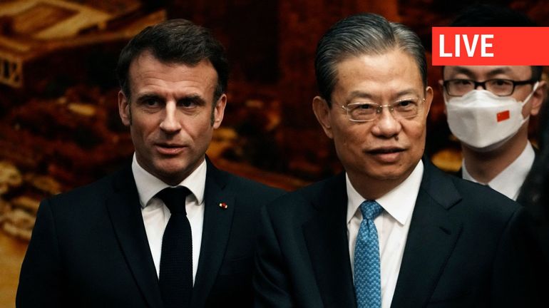 Direct - Guerre en Ukraine : Emmanuel Macron et Ursula von der Leyen en Chine pour faire valoir la paix en Ukraine