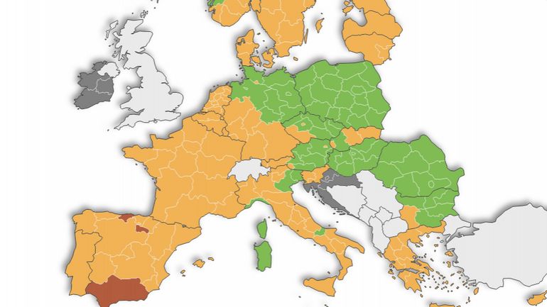 La Belgique pas encore en vert, les Pays-Bas deviennent orange : voici ce qui va changer pour vos voyages