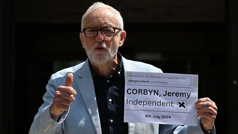 Royaume-Uni : l'ancien chef du Labour, Jeremy Corbyn, lance 