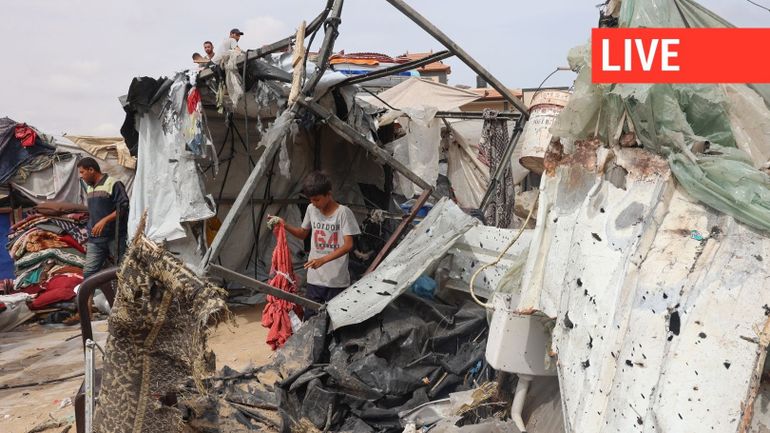 Direct - Guerre Israël-Gaza : les bombes utilisées dimanche pour frapper le camp de déplacés près de Rafah sont de fabrication américaine, selon le New York Times
