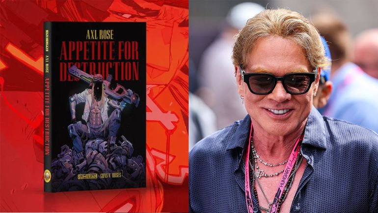 Guns N' Roses : Axl Rose devient un cyborg dans son nouveau roman graphique