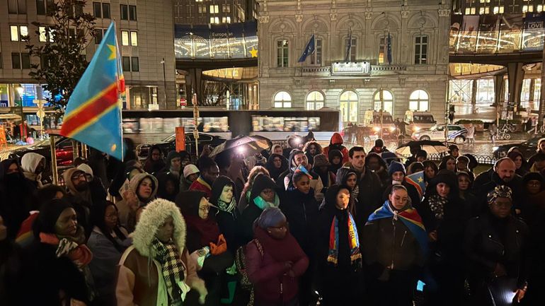 Violences en RDC : à Bruxelles, une centaine de Congolais exigent une action urgente de la Belgique et de l'Europe