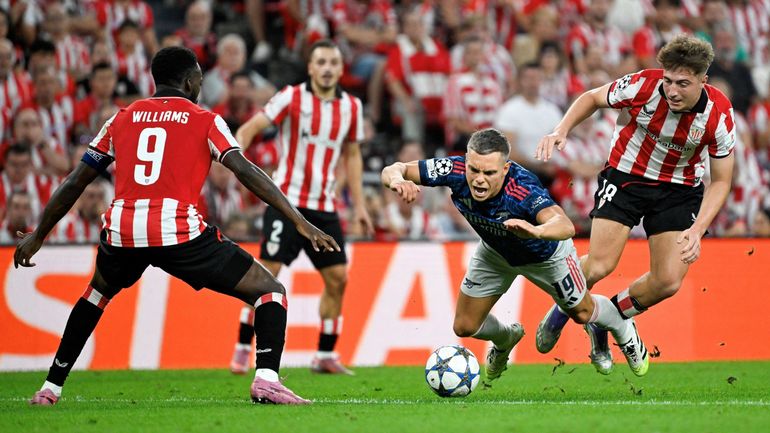 Leandro Trossard, passeur puis buteur, grand artisan de la victoire d'Arsenal à Bilbao