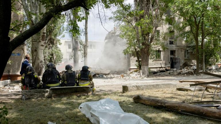 Guerre en Ukraine : attaque massive de drones sur Kiev a fait au moins 5 morts et 21 blessés