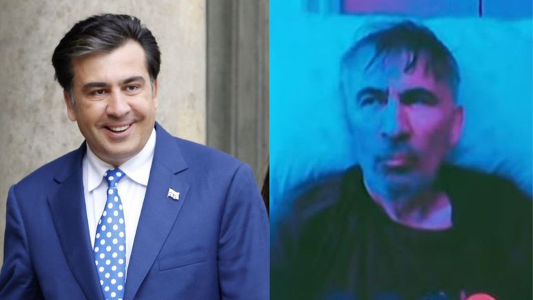 Géorgie : l'ex-président Saakachvili apparaît diminué, le visage émacié au tribunal