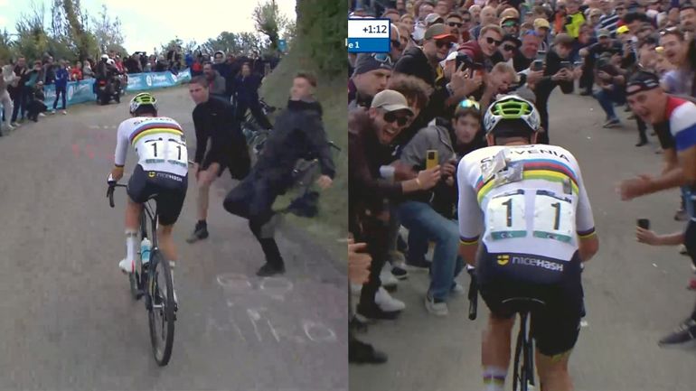 Euro de cyclisme – Un faux croche-pied et des stickers collés dans le dos, Tadej Pogacar chahuté dans la montée