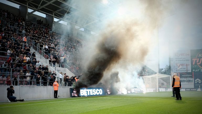 Pro League : Zulte Waregem à l'amende pour les jets de fumigènes face à l'Antwerp