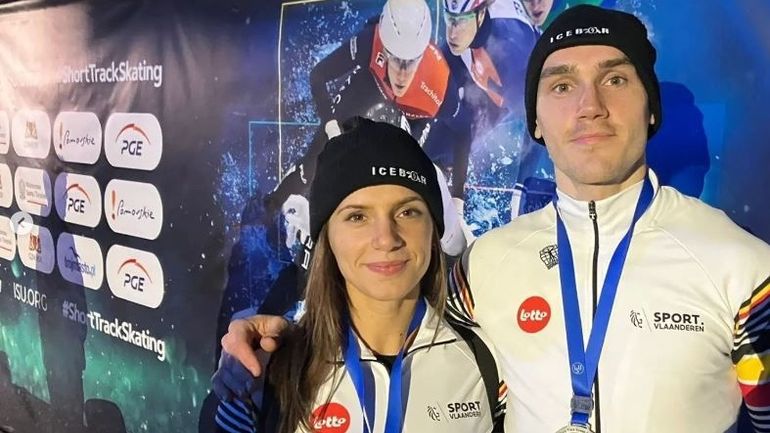 Shorttrack : cinq médailles pour Hanne et Stijn Desmet en forte progression depuis deux ans