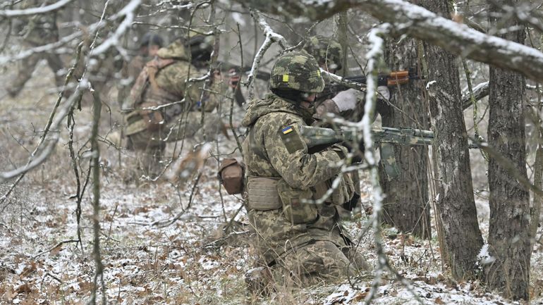 Guerre en Ukraine : reportage à la frontière biélorusse, au plus près du bataillon ukrainien de la brigade 115
