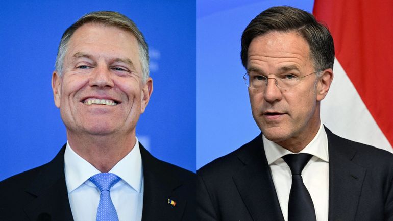 Otan : le président roumain se retire de la course et soutient le Néerlandais Mark Rutte
