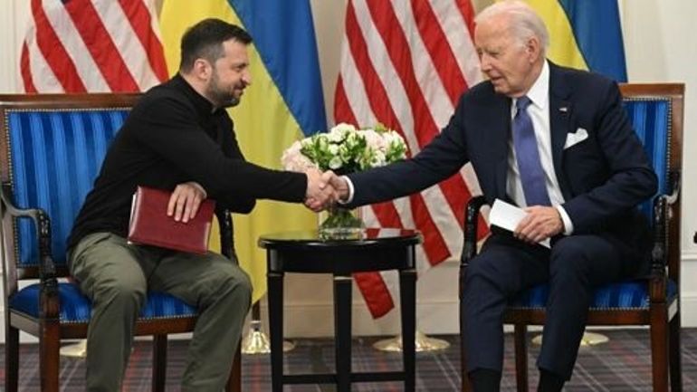 Guerre en Ukraine : Biden et Zelensky signeront un accord de sécurité au G7, selon la Maison Blanche
