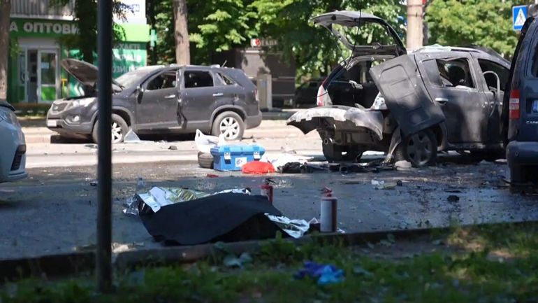 Guerre en Ukraine : l'Ukraine accuse la Russie d'une frappe meurtrière 