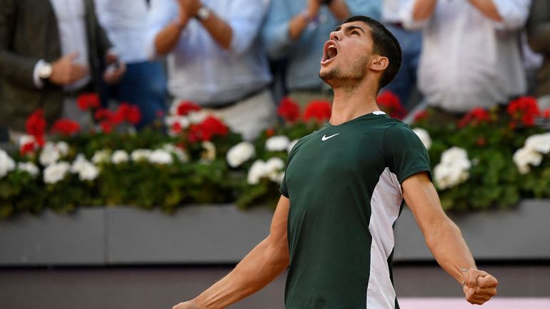 Classement ATP : Alcaraz 6e joueur mondial après sa victoire à Madrid, bond de 12 places pour Goffin