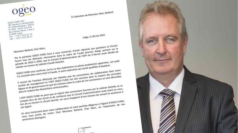 Dans le dossier Ogéo, Marc Bolland est blanchi par Deloitte