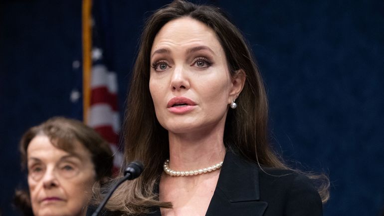 Angelina Jolie au Congrès américain contre les violences domestiques