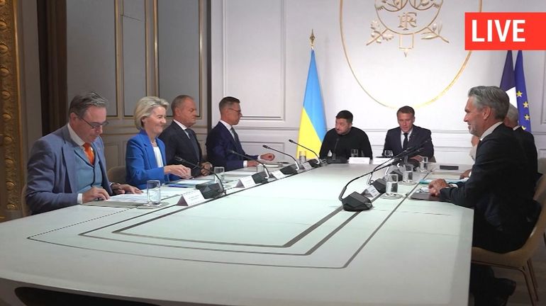 Direct - Guerre en Ukraine : les Européens 
