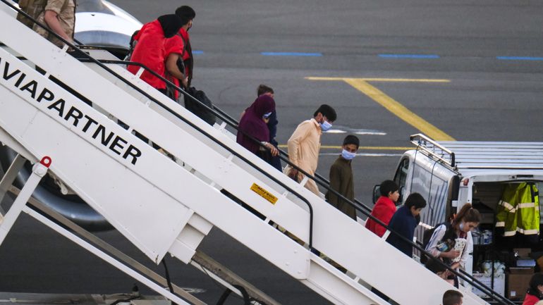 Les Afghans rapatriés en Belgique en quête de protection : 