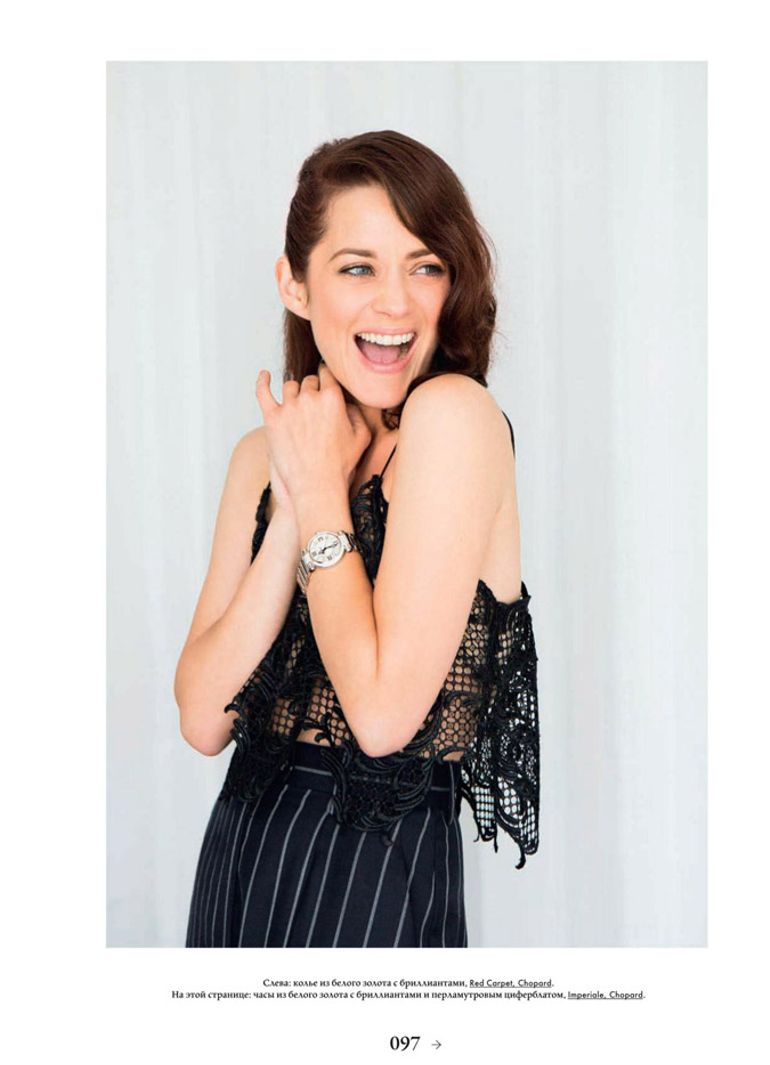 Marion Cotillard, toute nue mais chaste quand même pour un magazine russe -  RTBF Actus