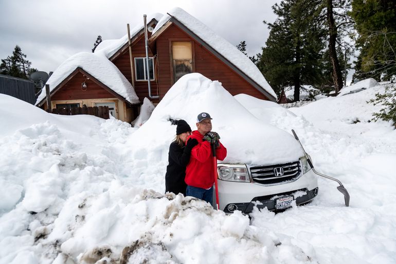 USA : les images impressionnantes de la tempête de neige et les ...