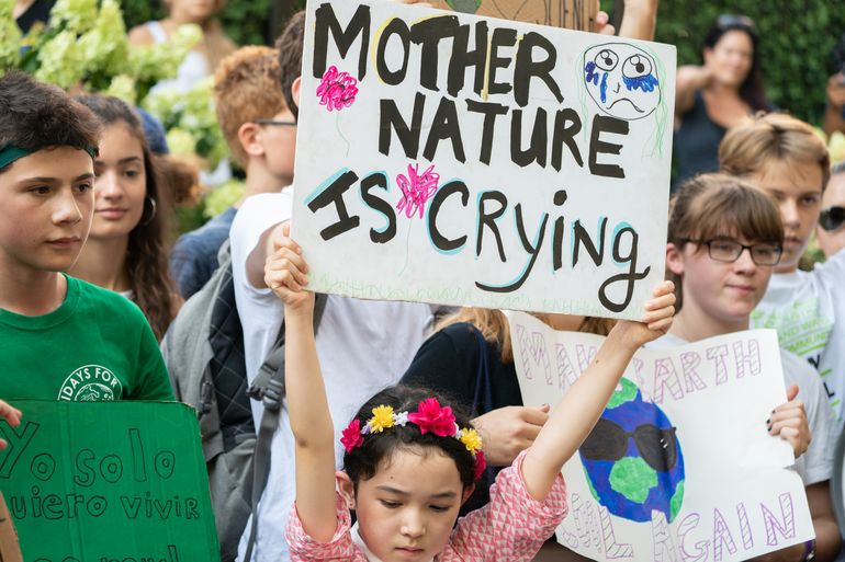 Climat: Première Manifestation Avec Greta Thunberg à New York - Rtbf.be