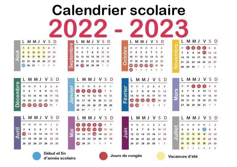 Calendrier Scolaire 2023 Par Semaine Rythmes Scolaires : À Quoi Le Calendrier 2022-2023 Va-T-Il Ressembler ?  Voici Les Congés Prévus - Rtbf.be