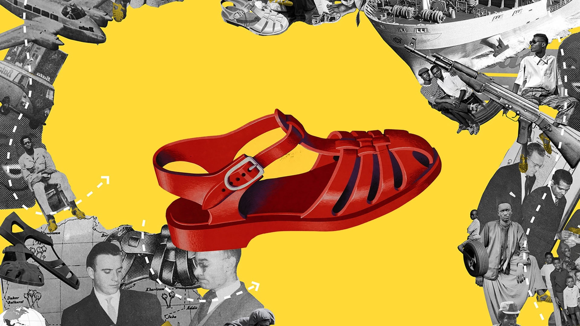 L'odyssée de la sandale en plastique